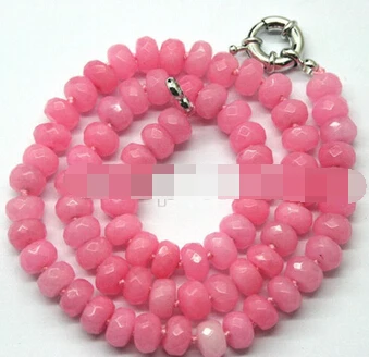 Женское Ожерелье Miss charm Jew2125 натуральное розовое ожерелье 5x8 мм 18 дюймов + AAAA|pink