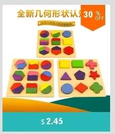 1 шт., деревянные 3D головоломки, деревянные игрушки для детей, Мультяшные пазлы с животными, развивающие игрушки для детей