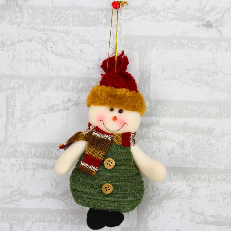 2017 Christmas Santa Claus Doll Toy Tree Ornaments Decoration Exquisite For Home Xmas Happy New Year Gift navidad | Дом и сад