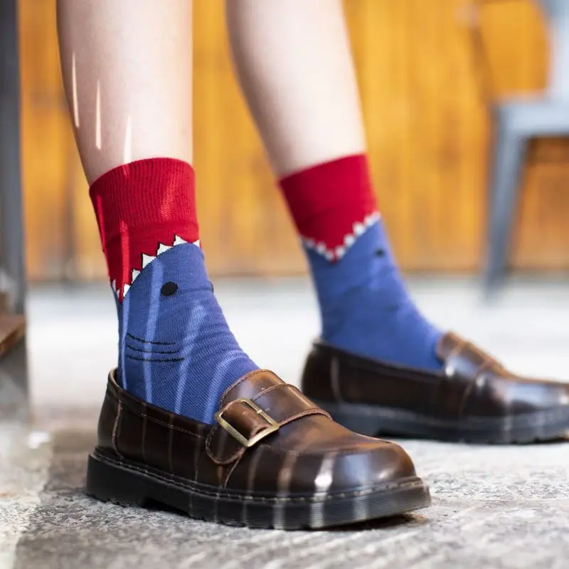 2019 парные носки полосатый океан молодежи Акула обувь для мужчин и женщин обычный