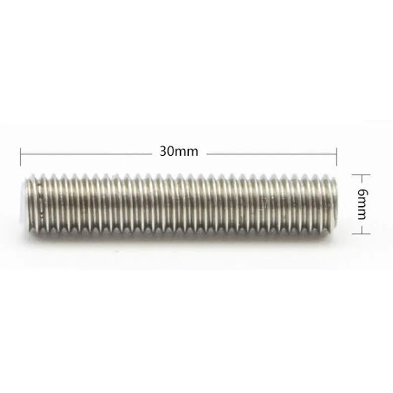 5 шт. 1 75 мм M6 * 30 мм/40 сопло горло тепловой брейк с тефлоновым PTFE для A8 A6 MK8 экструдер