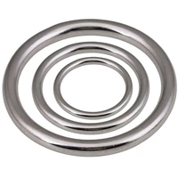 125pcs m3 m4 m5 m6 m8 m10 304 stainless steel solid ring seamless steel ring