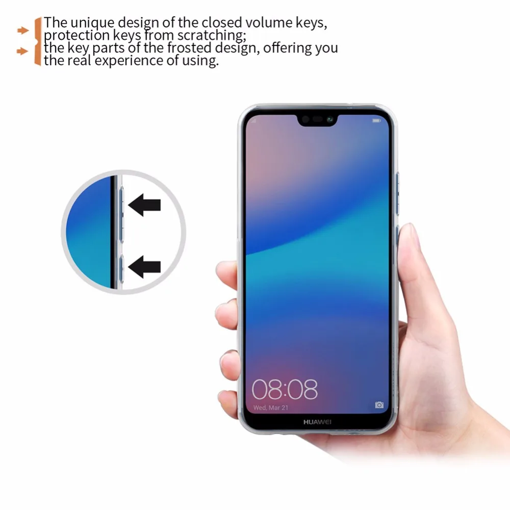 Huawei P20 lite case cover NILLKIN TPU For P10 Pro Ultra thin clear Transparent soft back | Мобильные телефоны и