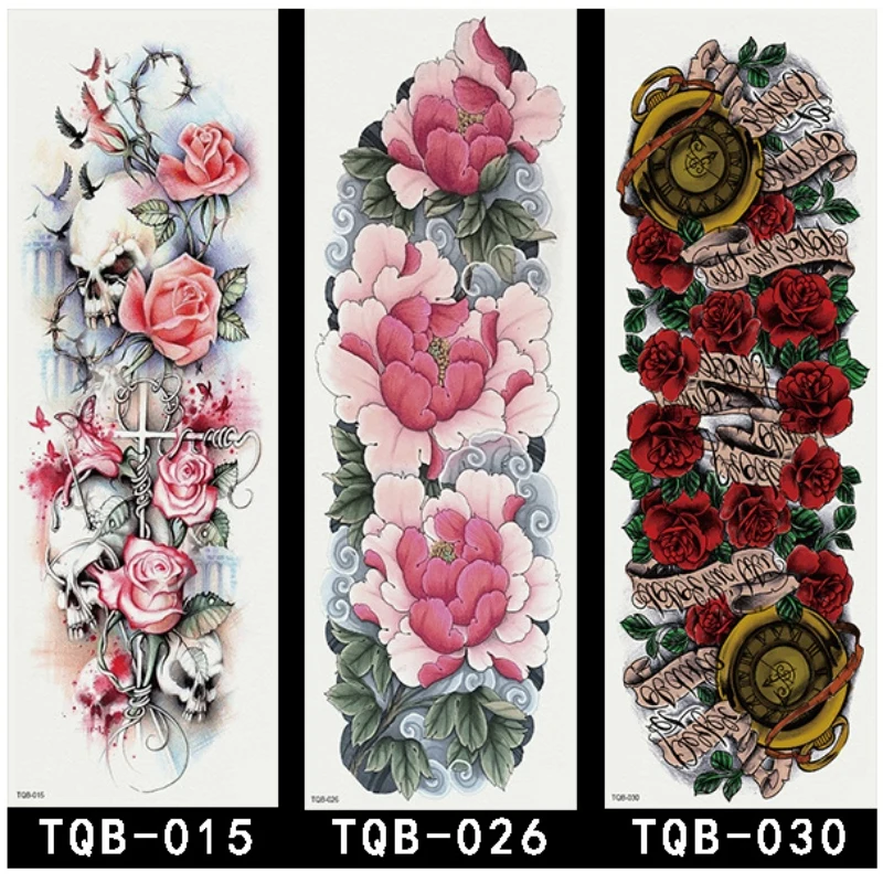 

Full Arm Tattoo Sticker Waterproof Arm Temporary Tattoo Large Temporary Tattoo Sleeves