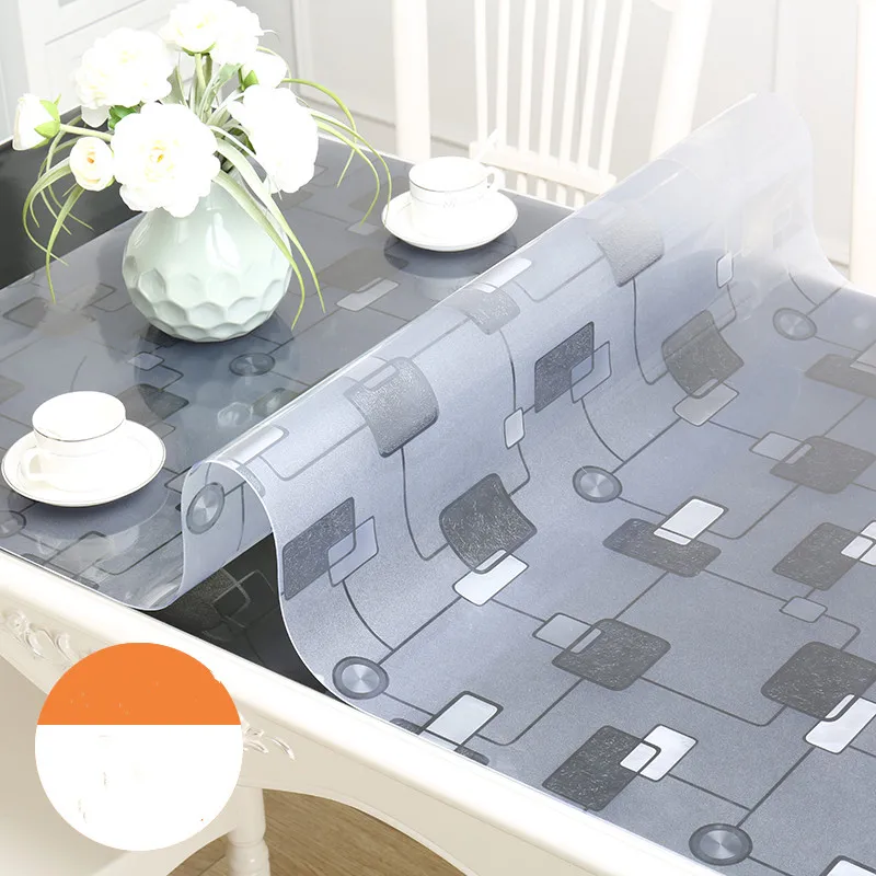 

soft glass crystal board pvc table cloths for home table decor home textile kitchen accessories table covers tablecloths