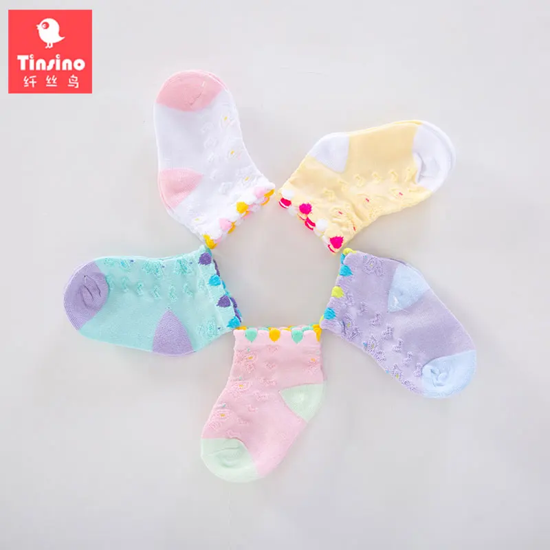 Tinsino маленьких Обувь для девочек осень Носки новорожденных хлопок дети девушка
