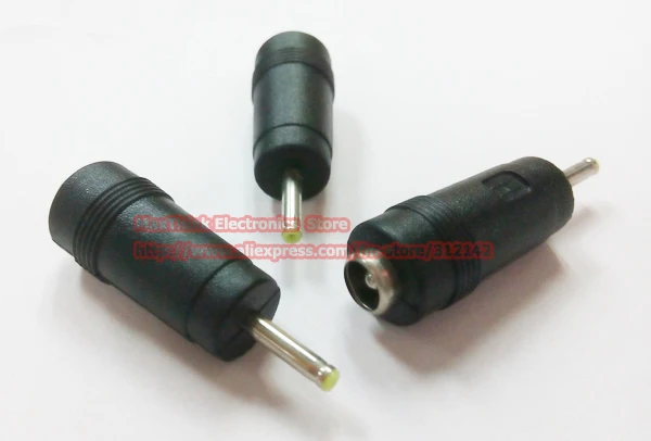 Штекер питания постоянного тока 2 5x0 7 мм на гнездовой разъем адаптера 5 5x2 1 10 шт.
