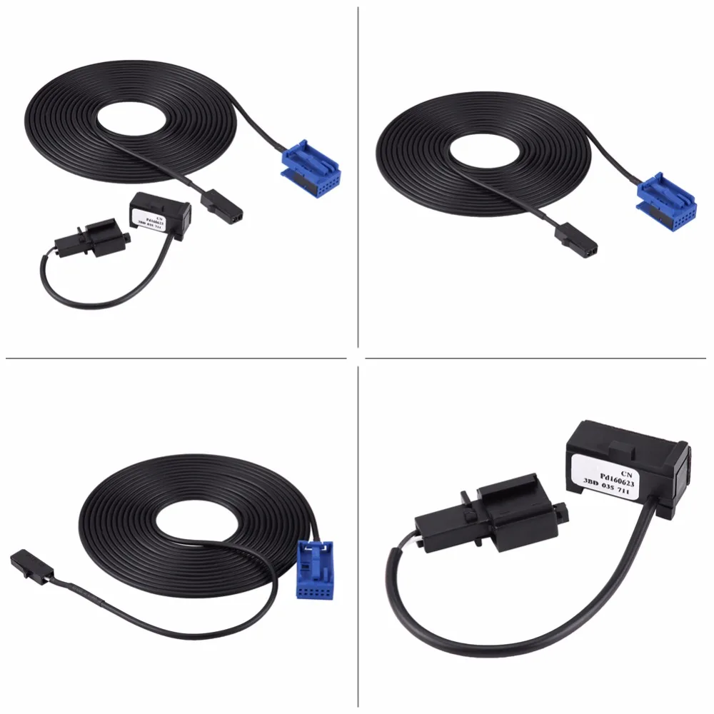 Комплект проводов Bluetooth для микрофона VW Peugeot 307 308 Citroen C4 C3 C5 RD45 CD-плеер
