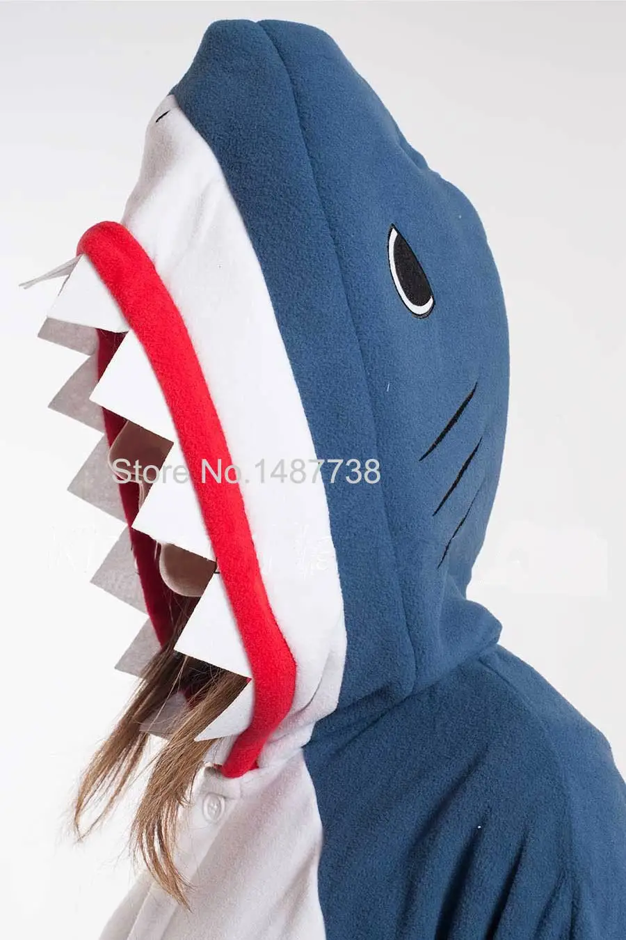 Kigurumi Пижама для взрослых, костюм для косплея, голубая акула, Onesie Lemur, одежда для сна, домашняя одежда, пижамы унисекс, одежда для вечеринок для женщин и мужчин
