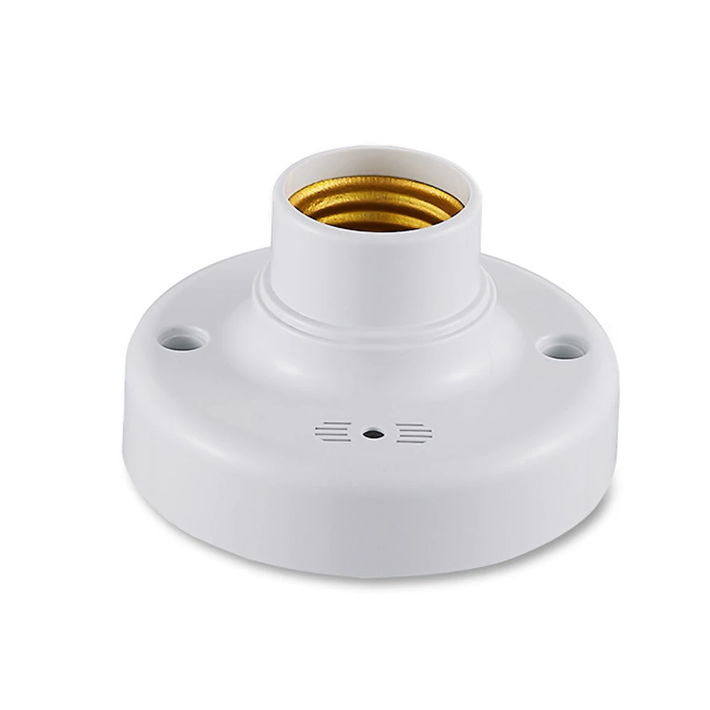 10A E27 Multifunctional Socket LED Light Auto Delay Sensor Switch Tealight Holder Sound Control Garage Screw Lamp Base Home | Лампы и