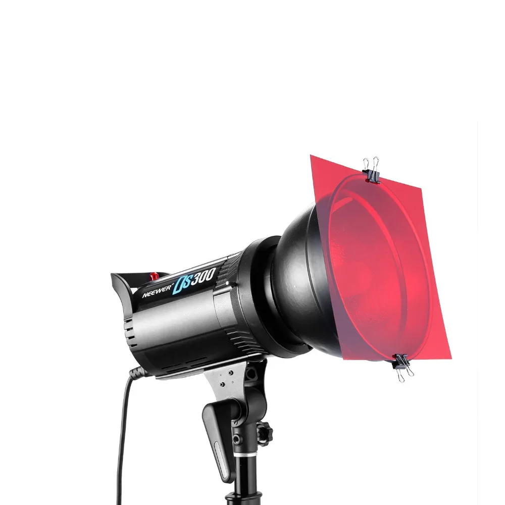 Набор прозрачных цветных гелевых фильтров Neewer для фотостудии стробоскоп фонарик