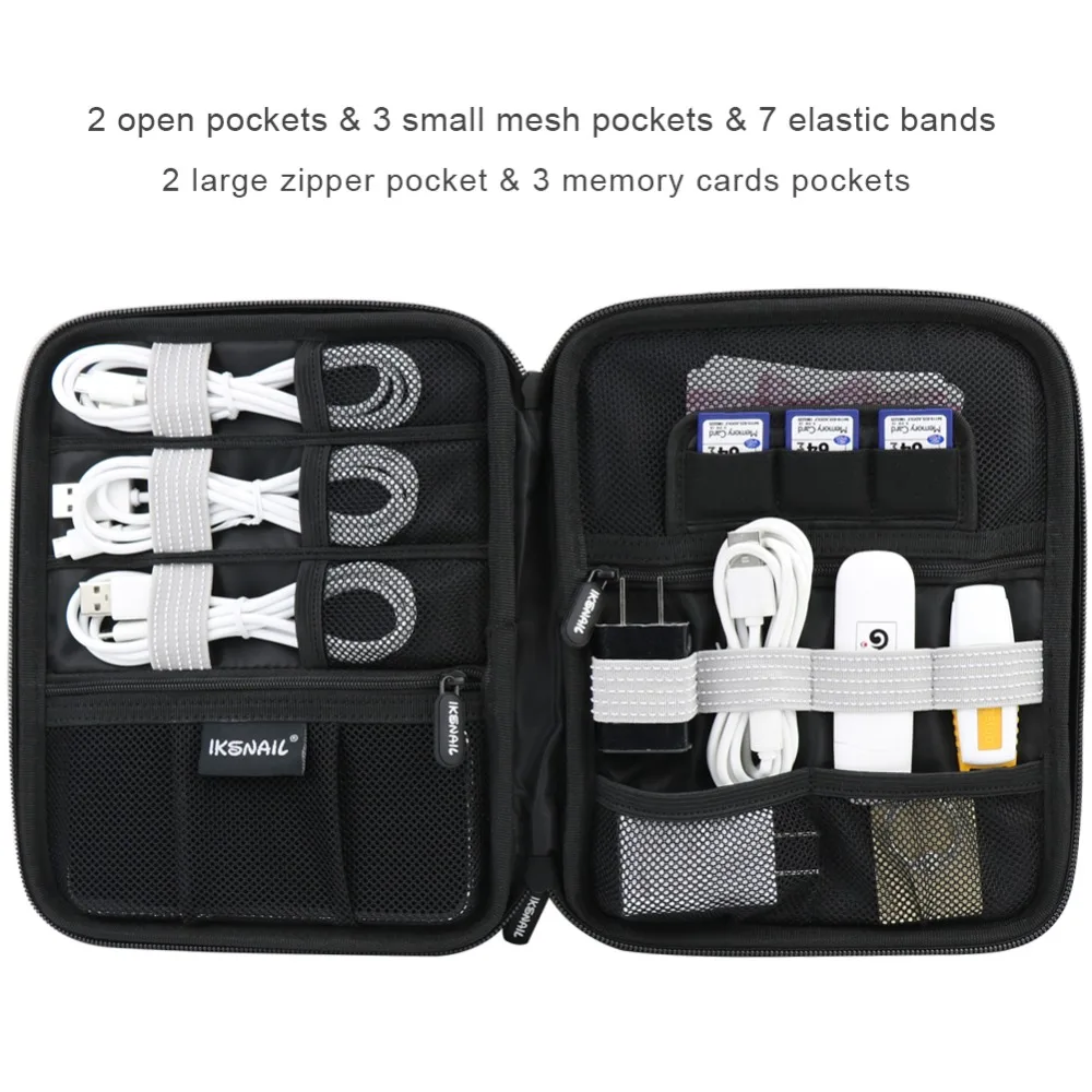 Shellnail большая емкость внешняя сумка для хранения мобильного телефона зарядное