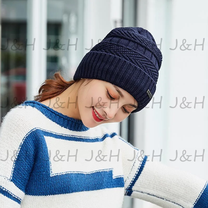2018 Балаклава Skullies Beanies вязанная шапка зимняя для мужчин утолщенная Хеджирование