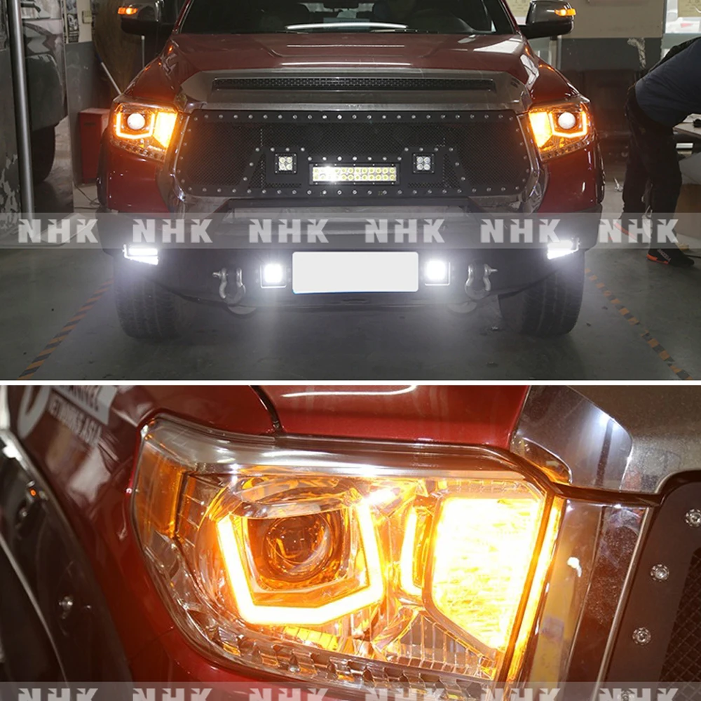 car headlight headlamp high liner lamp upgrade for Toyota Tundra without Damage HID Projector Lens q5 hella5 Car assembly | Автомобили и