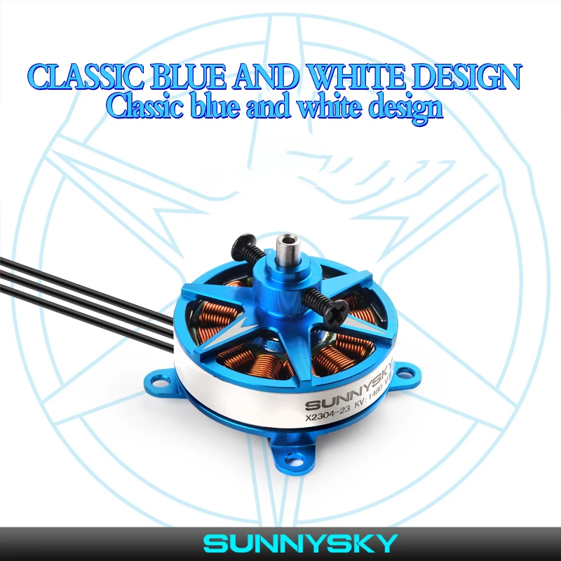Sunnysky X2302 X2304 X2305 1480kv 1600kv 1650kv бесщеточный двигатель CW для самолета с неподвижным