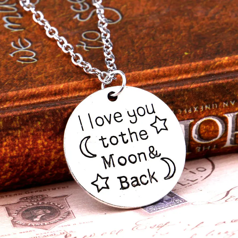 Ожерелье-цепочка с подвеской I Love You To The Moon &amp Back | Украшения и аксессуары