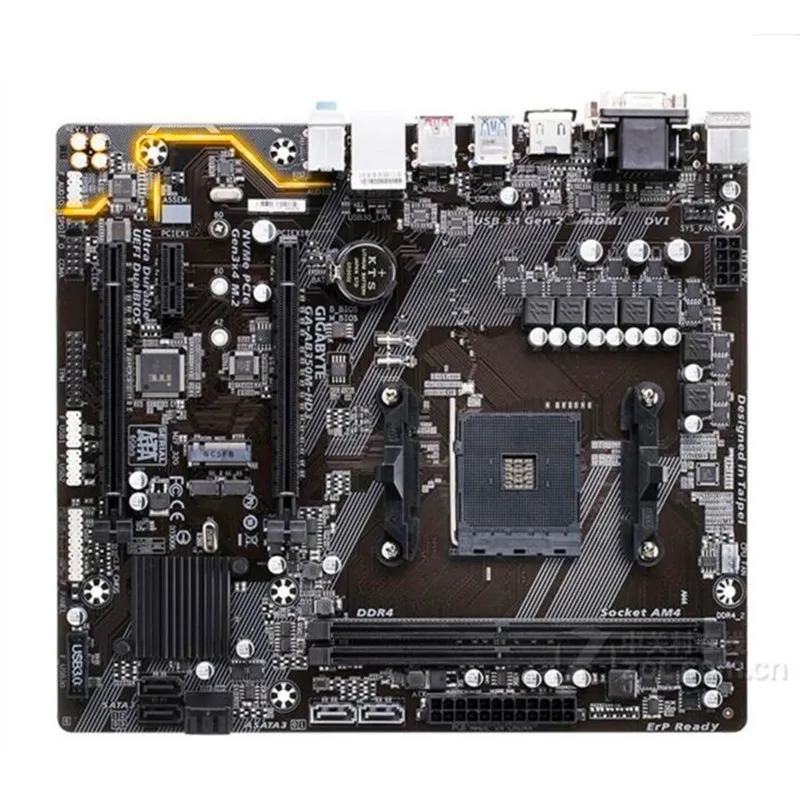 Б/у оригинал для Gigabyte GA-AB350M-HD3 оригинальная настольная материнская плата AB350M-HD3 B350