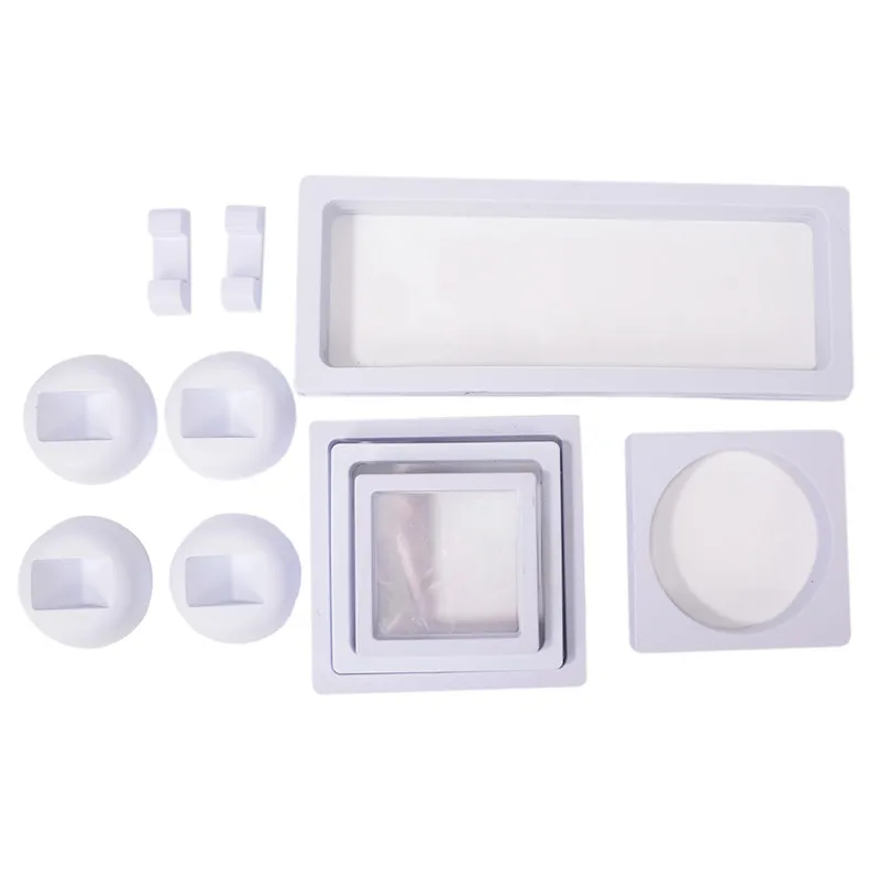White Transperant Jewelry Bracelet Earring Necklace Ring Storage Box Case Holder Craft Organizer Container | Украшения и