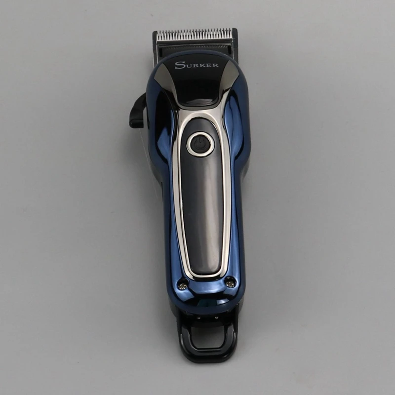 SURKER Парикмахерская Беспроводная Машинка для стрижки волос профессиональный