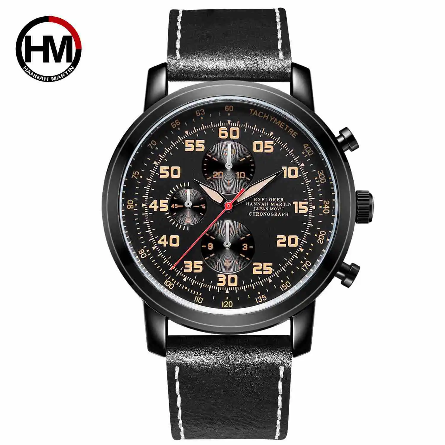Watches Men Japan Quartz Movement Top Brand Luxury Tachymeter Men's Military Sports Waterproof Relogio Masculino Drop Shipping | Наручные