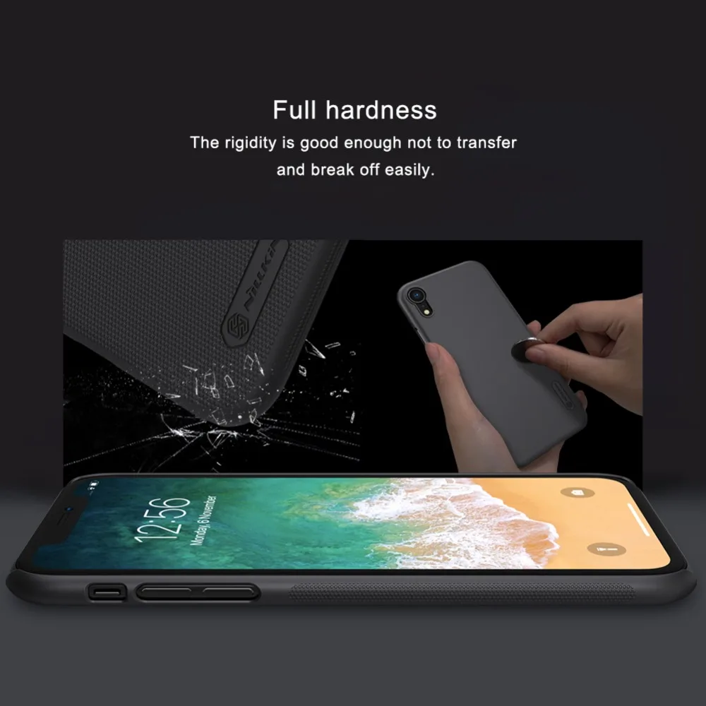 Для iPhone XR чехол Nillkin Super Frosted Shield для iPhone XR Ультратонкий матовый Жесткий Чехол для iPhone XR Nilkin чехол для телефона