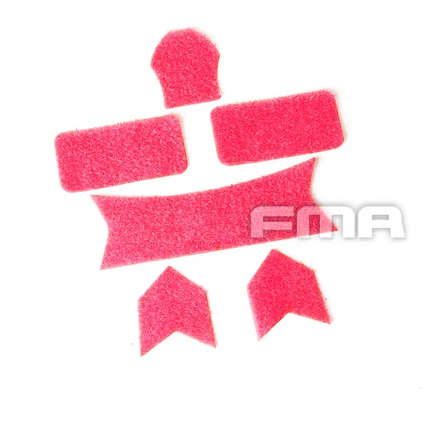 New FMA Tactical Military Airsoft Maritime Devil Helmet Stickers Universal DIY Magic Stickeers Pink/Blue TB876 Free Shipping