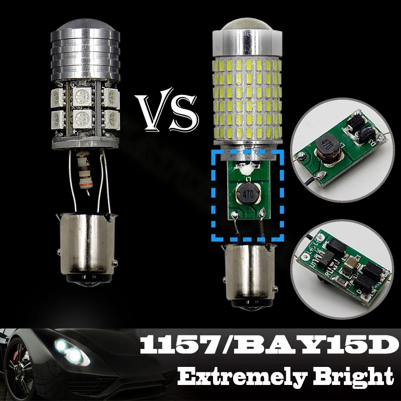 1 шт. Сверхъяркие светодиодные лампы 1157 1500 лм P21/5 Вт|bulb led|bulb p21/5wbulb bay15d |