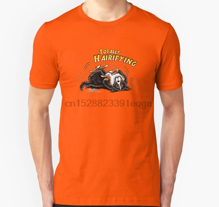 Мужская футболка с коротким рукавом Bernese Mountain Dog полностью Hairifying женская