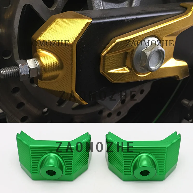 Алюминиевые аксессуары для мотоциклов Kawasaki Z800 CNC блок регулировки цепи шпинделя