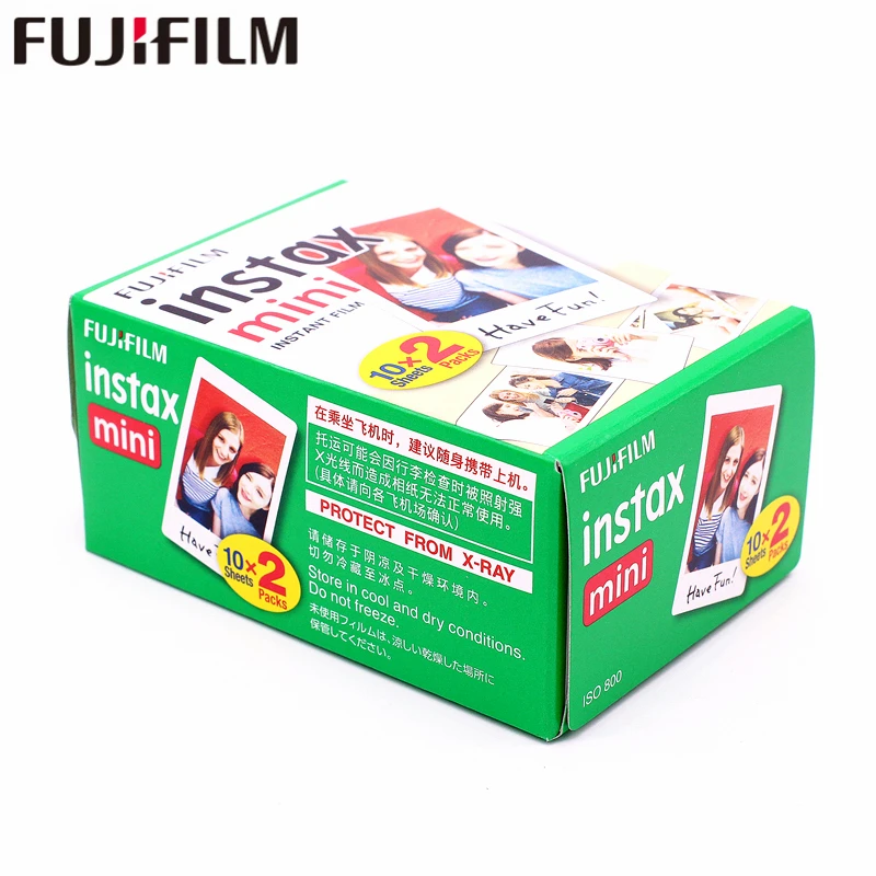 10-200 листов Fuji Fujifilm instax mini 9 8 с белыми краями, цветные пленки для камеры instax