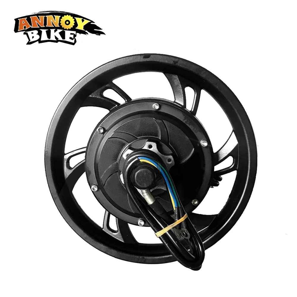 12 дюймов мотор-концентратор 52V60V72V120V 50-120 км/ч открытый размер 130 мм бесщеточная, высокая скорость двигателя