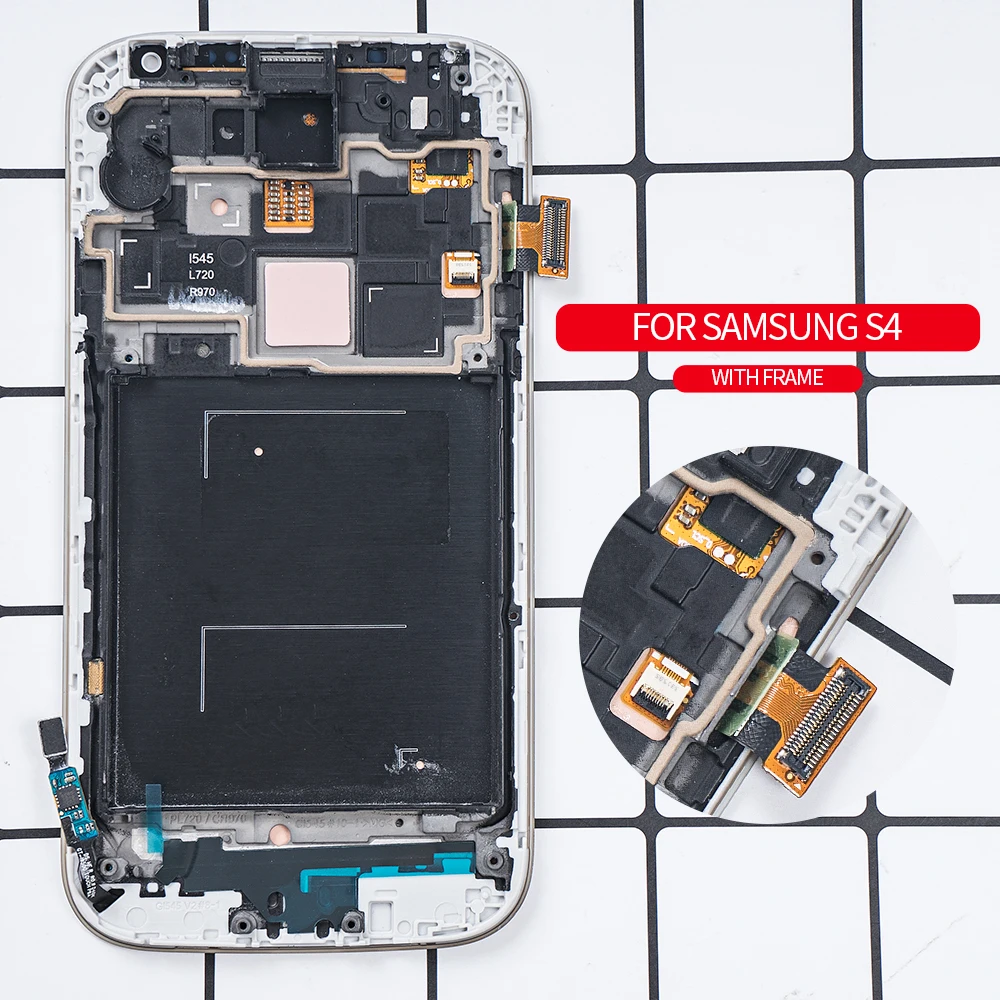 

Сенсорный ЖК-дисплей Shadow 5,0 дюйма для SAMSUNG Galaxy S4 i9500 i9505 i9506 i337, сменный сенсорный экран с рамкой для Samsung S4