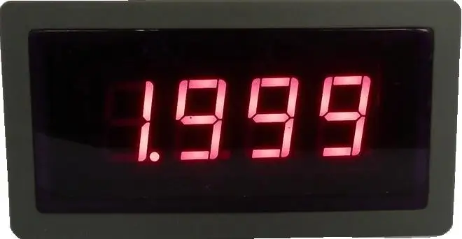 4-значный 0 56 ''светодиодный дисплей постоянного напряжения вольтметр 20мв до