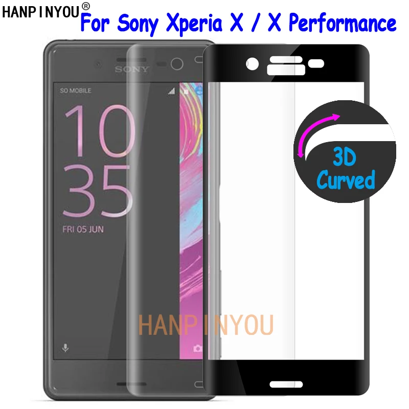

Защитное стекло для Sony Xperia X F5121 / X Performance, ультратонкое 3D изогнутое полное покрытие, 5,0 дюйма, 9H, закаленное