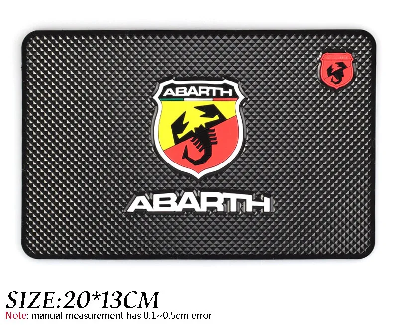 Автомобильный не скользящий чехол для Fiat Punto Abarth 500 124 Stilo Ducato Palio, эмблема, аксессуары для интерьера, автостайлинг