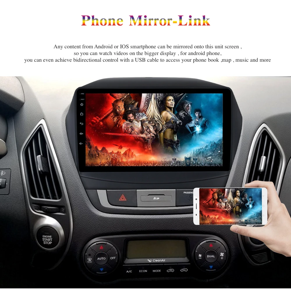 Android 9,0 Автомагнитола 2 Din gps Navi для hyundai IX35/Tucson 2009- PX6 DSP ips экран 4 Гб+ 64 Гб RDS wifi BT HDMI выход