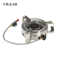 vilead 180x50 mm split infrared strong fire outdoor gas burner windproof stove portable tourist camping hiking picnic equipment