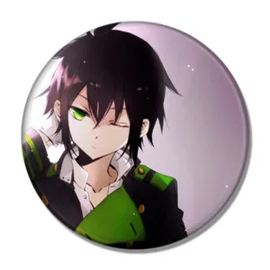 58 мм Серафим конца Owari No аниме Yuichiro Hyakuya Hiiragi Shinoa Kimizuki значки брошь булавки