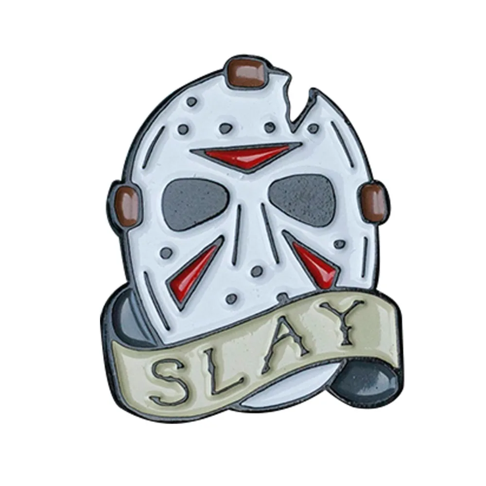 Эмалированная булавка Jason Voorhees