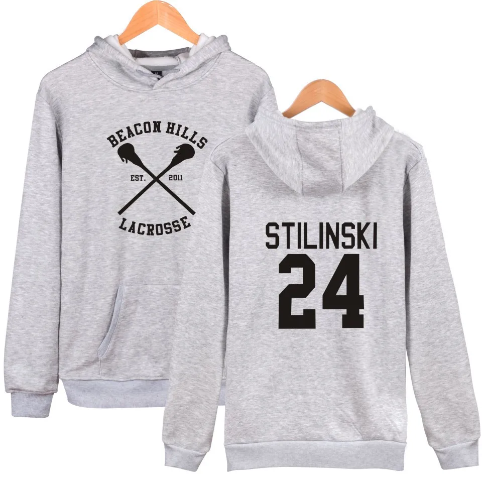 2018 Рождественский подарок Beacon Hills Stilinski 24 спортивный костюм оверсайз худи уличная