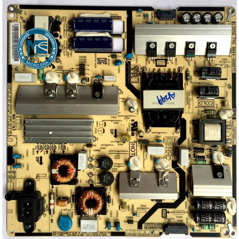 Для Samsung A49KU6880JXXZ UA55KU6880JXXZ ТВ источника питания доска BN44 00807C L55S6 FHS|Комплектующие для