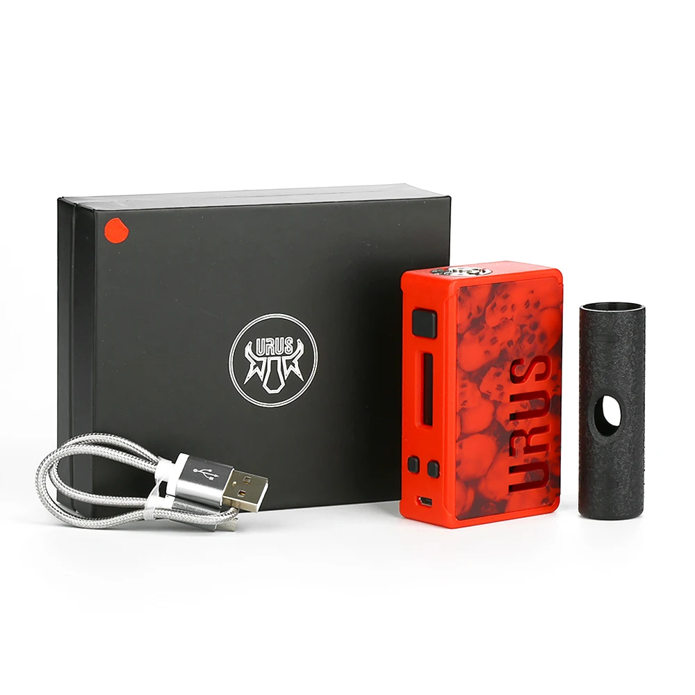 Оригинальный блок электронной сигареты Hugo Vapor URUS 20700 TC 100 Вт мод Buck boost контроль