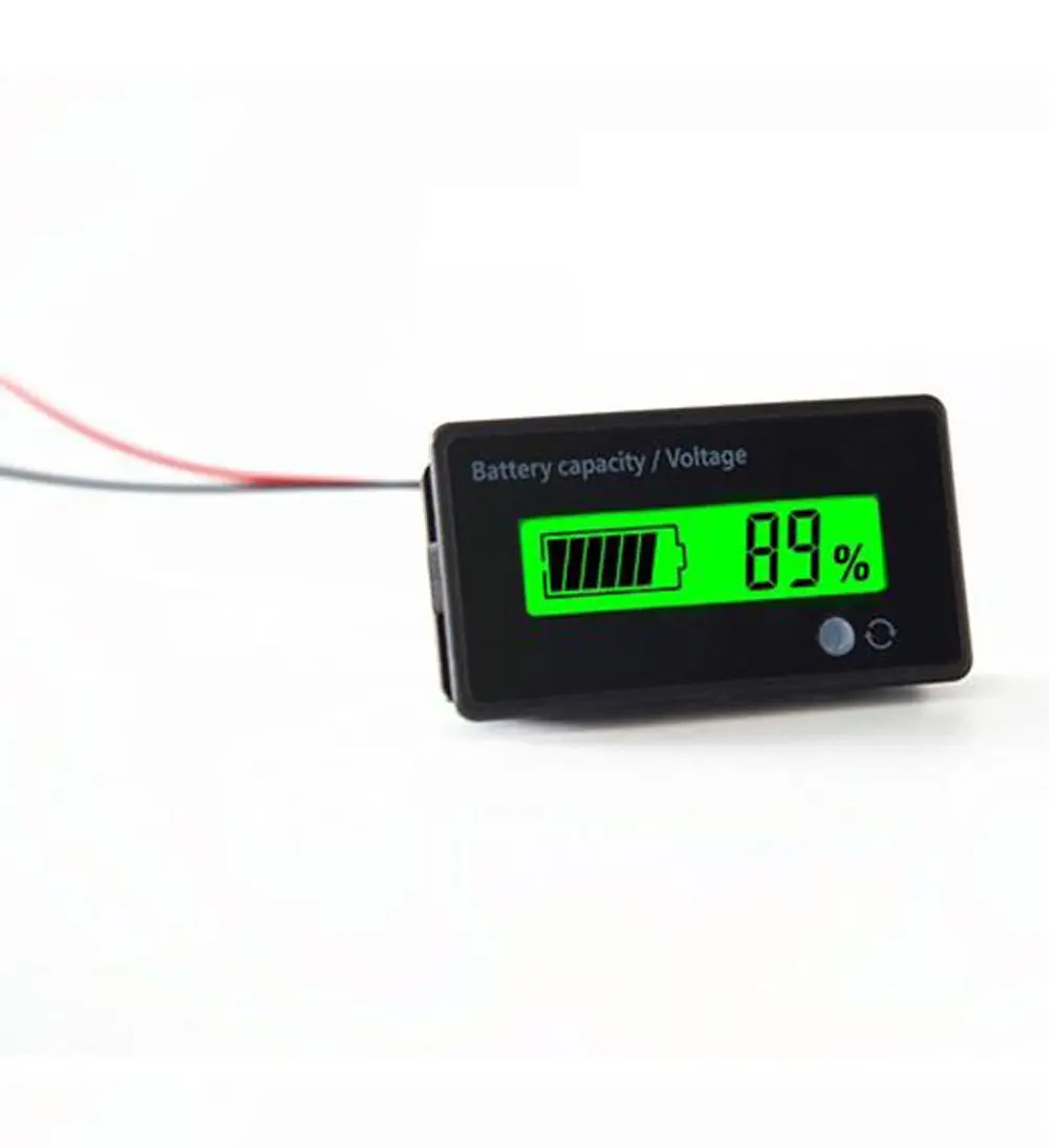 Многофункциональный ЖК-монитор емкости батареи 12 В измеритель для