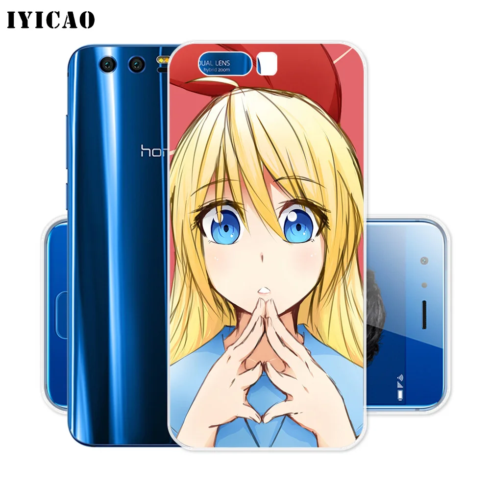 IYICAO Nisekoi мультяшный Мягкий силиконовый чехол для Huawei Y9 Y7 Y6 Prime 2018 Honor 8C 8X8 9 10 Lite 7X 7C 6A