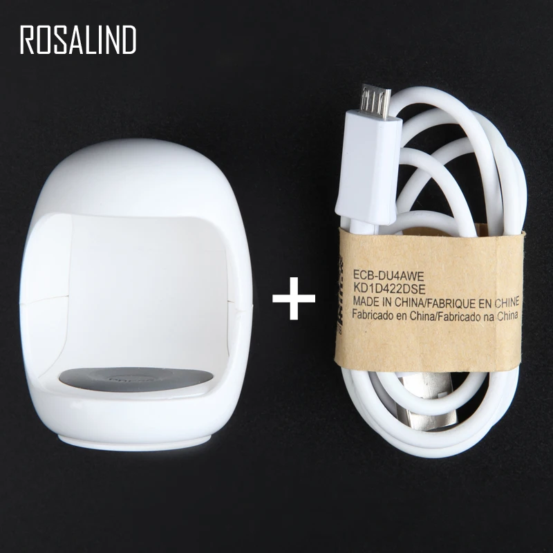 

Сушилка для ногтей ROSALIND 3 Вт, мини-УФ-светодиодный Маникюрный Инструмент с usb-кабелем для отверждаемых ногтей строителей