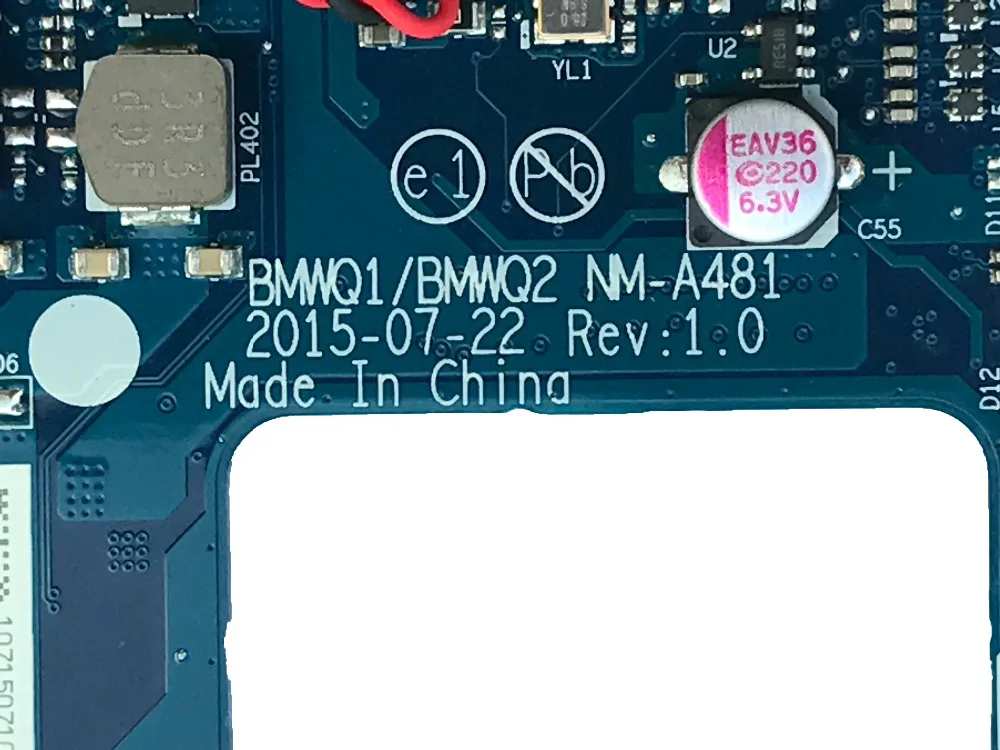 Стильная материнская плата для ноутбука Lenovo IdeaPad 300 15ISK с процессором SR2EY I5 6200U P/N