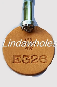 E326 Кожаный резной японский инструмент для художественной печати E294/E326/E481/E386 инструмент для украшения фона, кожаный инструмент - Цвет: E326