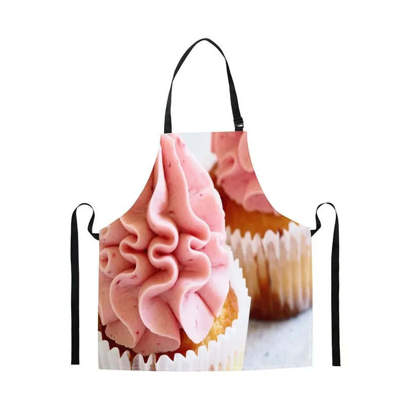 Водонепроницаемый фартук мода Еда мороженое мясо 3D Кухонный Фартук с рисунком