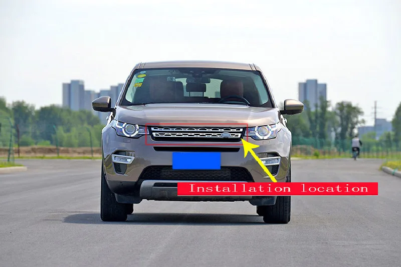 Для Land rover Дискавери Спорт черная глянцевая бамперная решетка рамка отделка аксессуары запасные части