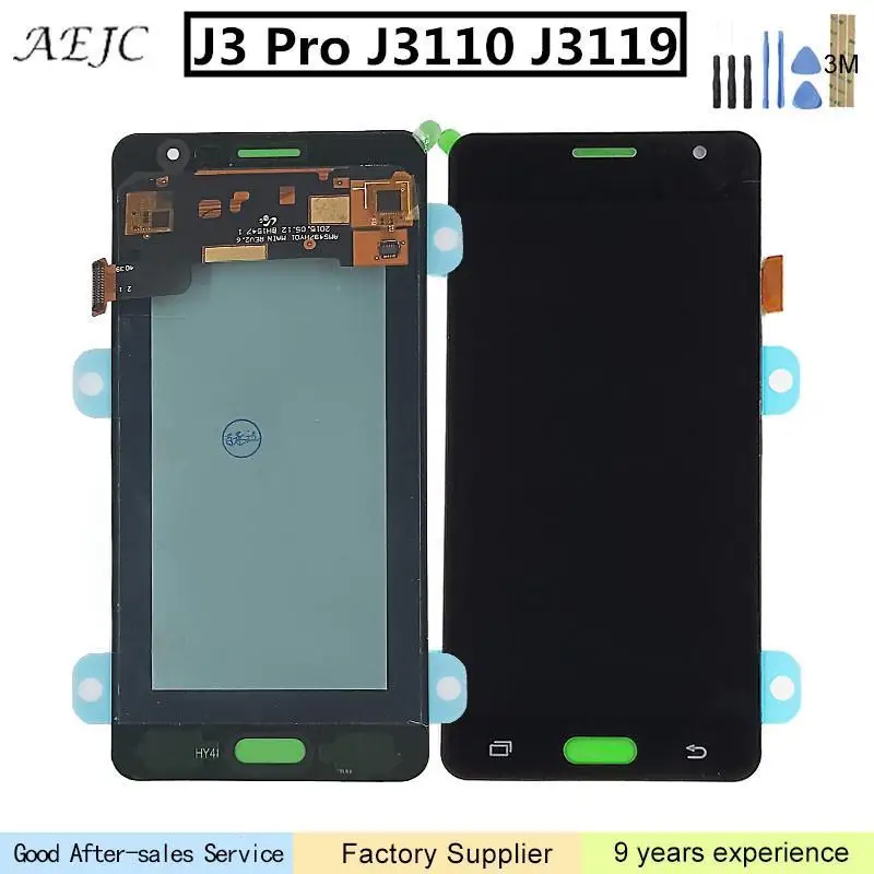 Изменение OLED для samsung Galaxy J3 Pro J3110 J3119 ЖК дисплей Дисплей с Сенсорный экран планшета